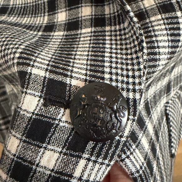 Veronica Beard Monochrome Checkered Blazer - Picture 6 of 8